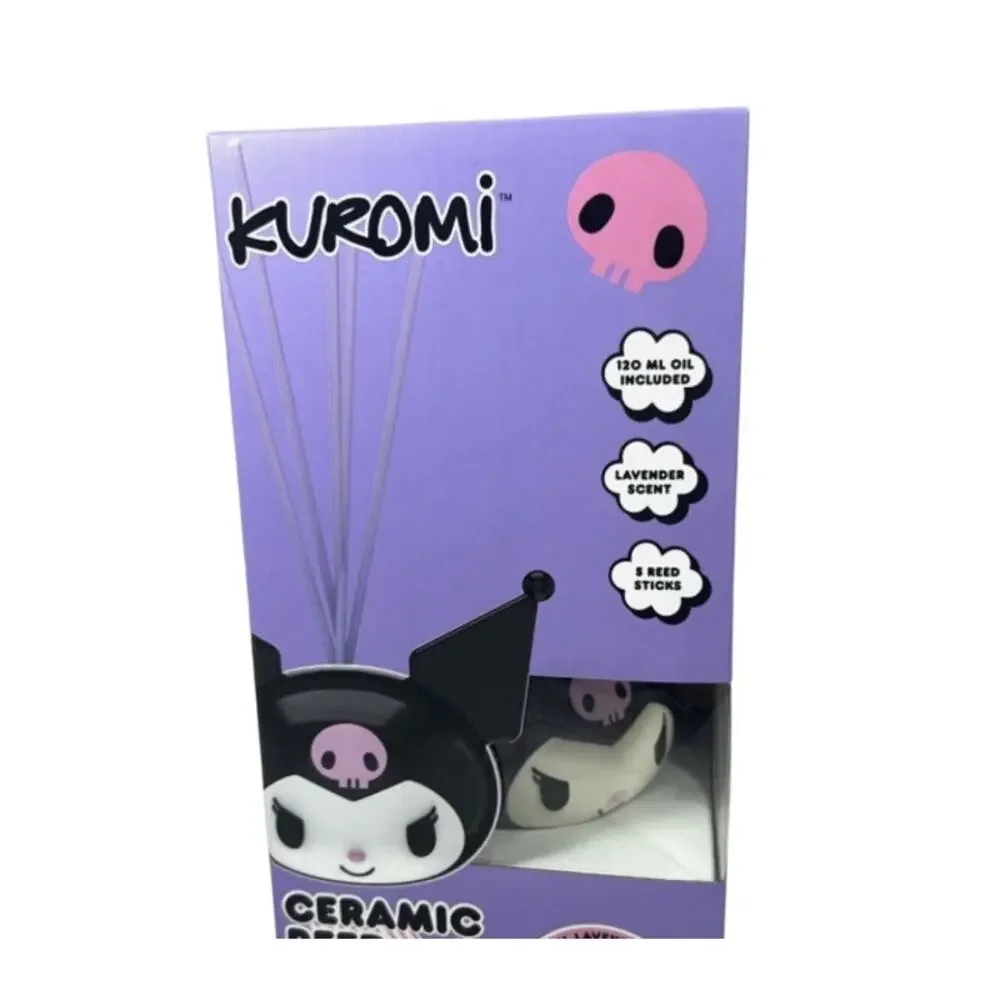 Sanrio Kuromi Face Ceramic Reed Diffuser New in Box